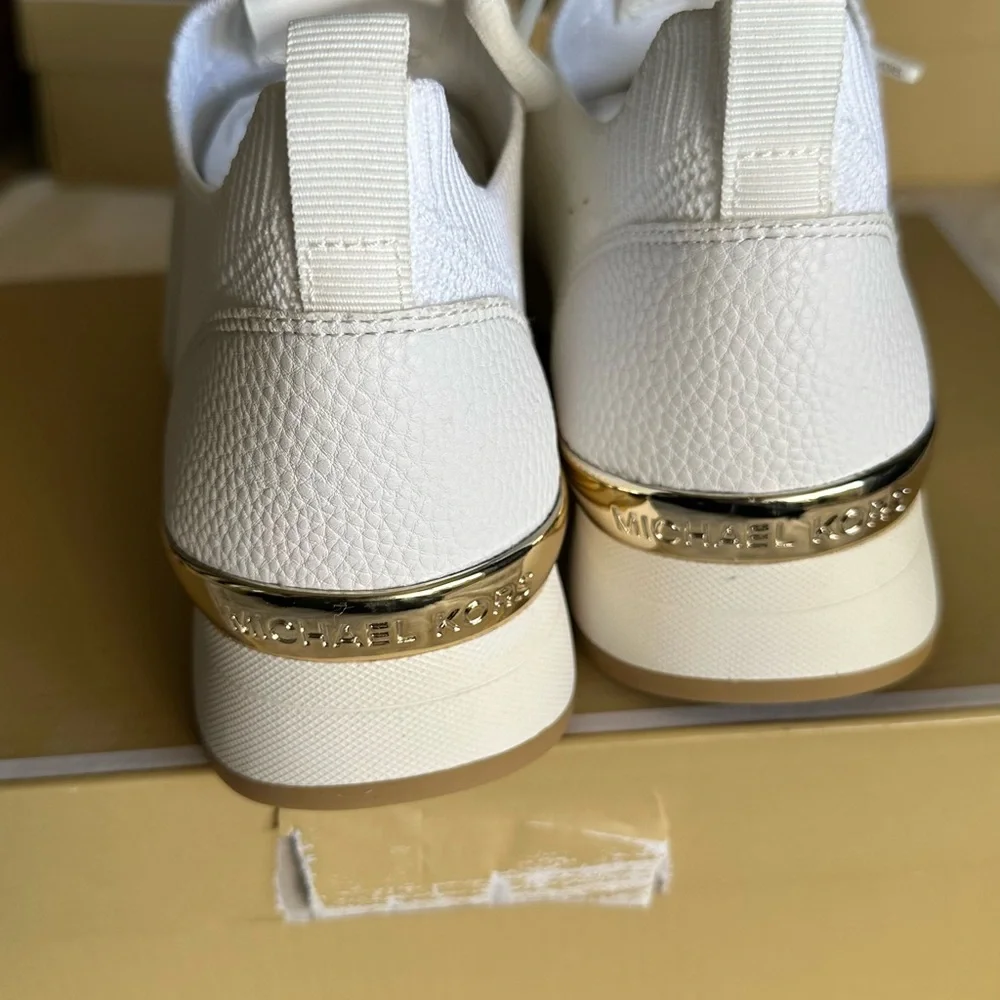 Michael Kors White Sneakers - Picture 4 of 8